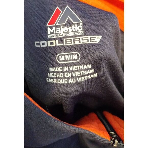 NFL Chicago Bears Majestic Cool Base 1/4 Zip Shirt Size Medium NWT - Picture 7 of 7